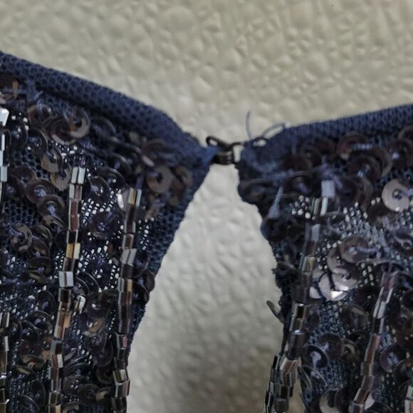 Emily Shalant Sequin Fringe Top Large - Picture 7 of 10